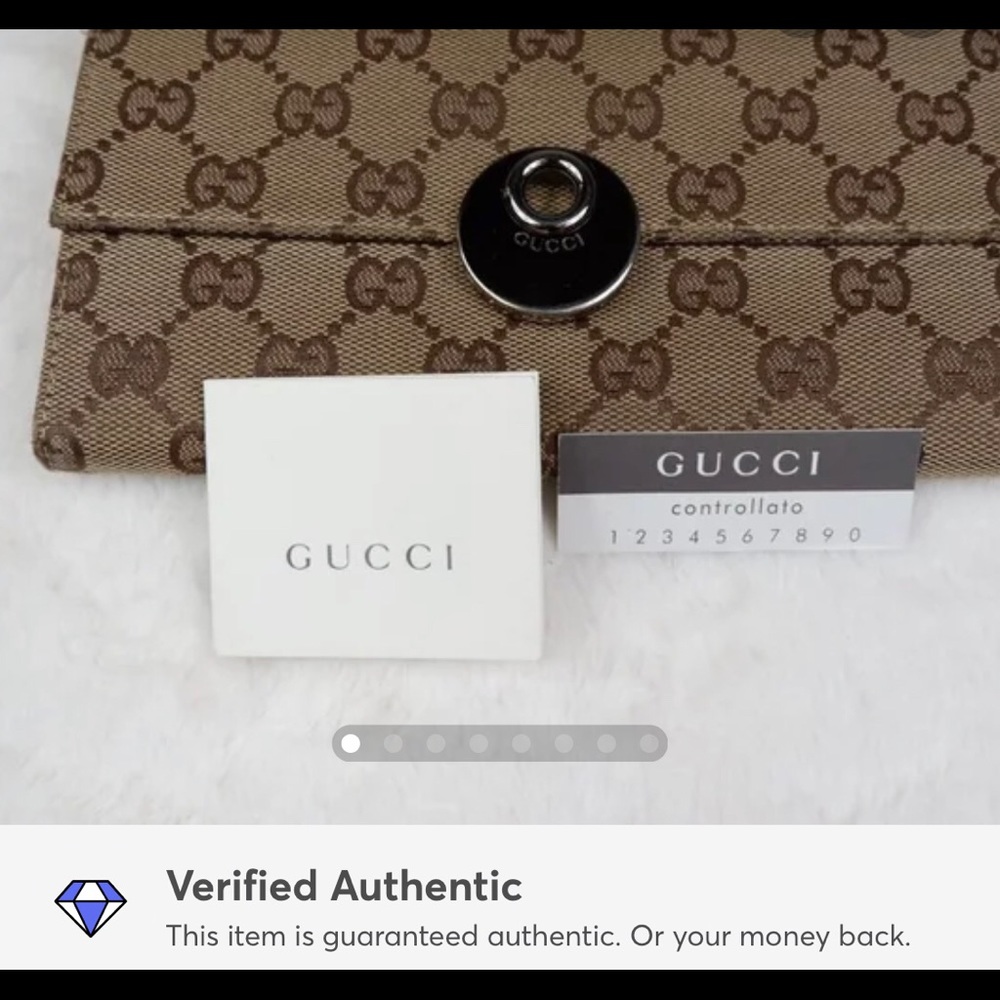 Gucci GG Monogram Double-Sided Long Wallet